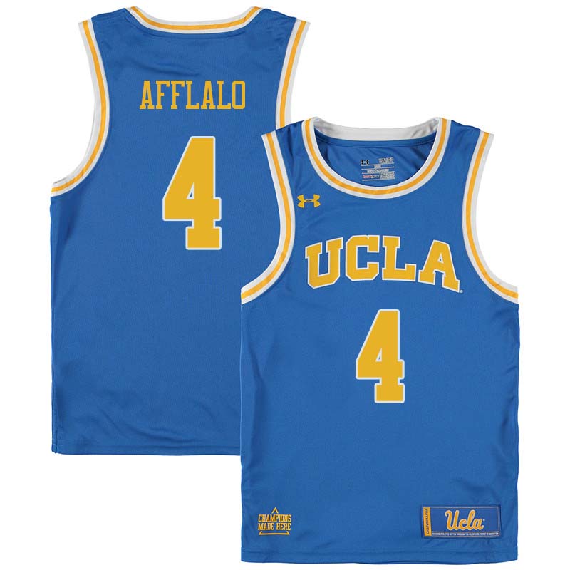 Men #4 Arron Afflalo UCLA Bruins College Basketball Jerseys Sale-Blue - Click Image to Close